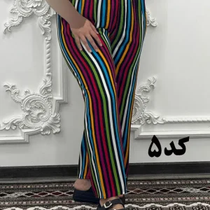 شلوار طرح دار خارجی 7068