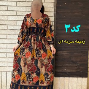 پیراهن سایزبزرگ طرح اندونزی 6118