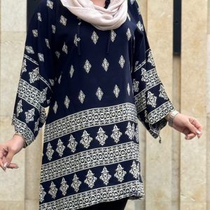 تونیک سایز بزرگ لوزی طرح اندونزی 1161