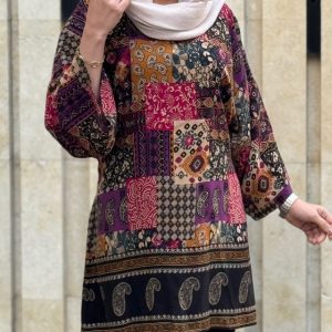 تونیک سایز بزرگ اشک طرح اندونزی