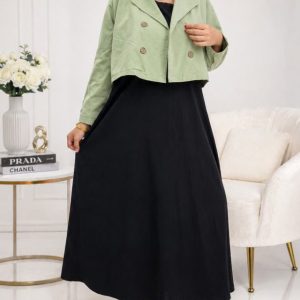 کت سارافون یقه انگلیسی 7549
