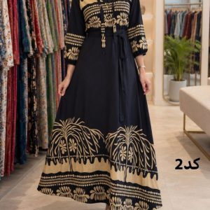 ساحلی کلوش طرح نخل R7568
