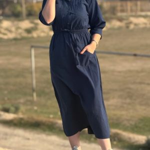پیراهن مانتوی بلند دانشجویی